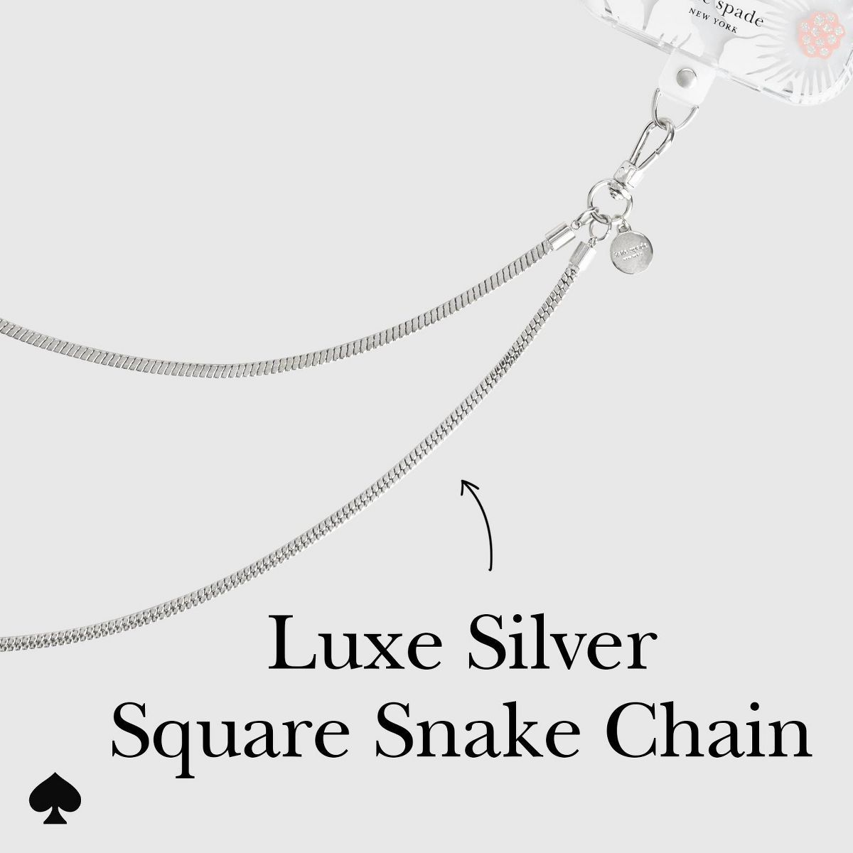 Kate Spade Phone Crossbody - Heart of Silver - thumbnail 2