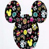 Women's - Disney - Mickey And Minnie Doodles Short Sleeve Graphic T-Shirt - 2 of 4