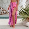 Women's Vibrant Chevron Print Beach Cover Up Skirt - Cupshe - 4 of 4