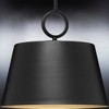 Urban Ambiance Luxury New Traditional Pendant 11.875''H x 12.375''W,  Midnight Black Finish,  Coronado Collection, UHP4275 - 4 of 4