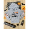 Little Miss Boo-tiful Long Sleeve Hooded Top Mia Belle Girls - 4 of 4