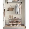 SONGMICS 3-Tier Metal Shoe Shelf Storage Expandable Shoe Rack Free Standing Shoe Racks for Entryway, Closet, Doorway, Easy Assembly Bronze - 4 of 4