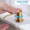 WOWOW Brushed Nickel Soap Dispenser for Kitchen Sink, Stainless Steel Countertop Lotion Dispenser - 4 of 4