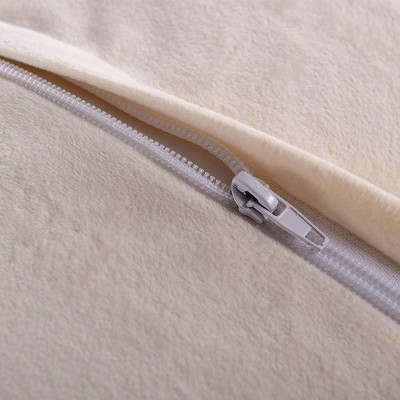 Ivory Microfiber TV and Reading Pillowcase with Bolster