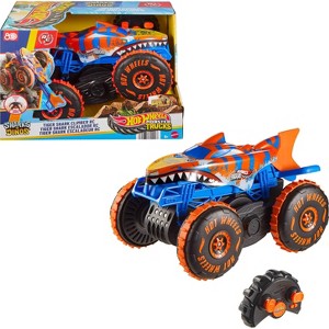 Hot Wheels Monster Truck Tiger Shark Climber Remote Control Vehicle 1:15 Scale - 2pk - 1 of 4