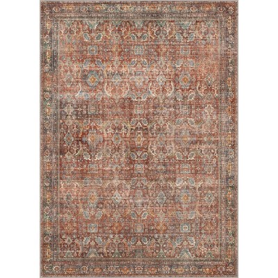 Abynow Medallion Faded Persian Indoor Area Rug