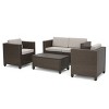 Sapphtopaz Patio Furniture Set Rattan Sectional Outdoor Chairs Porch Furniture with Rectangle Coffee Table Outdoor Sofa for Patio, Garden - 4 of 4