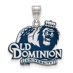 Black Bow Jewelry Sterling Silver Old Dominion Monarchs NCAA Large Pendant - 1 of 3