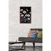Trends International Episodic Drawing - Midnight Golden Waves Framed Wall Poster Prints - 2 of 4