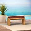 ARDEN Foam Outdoor Double Welted Bench Cushion, 48 x 18, made with ProFoam, Rain-proof, Fade Resistant - 2 of 4
