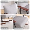 PAGED Accent Chair Upholstered Living Room Chairs with Wood Frame, Comfy Chair for Living Room, Study - 4 of 4