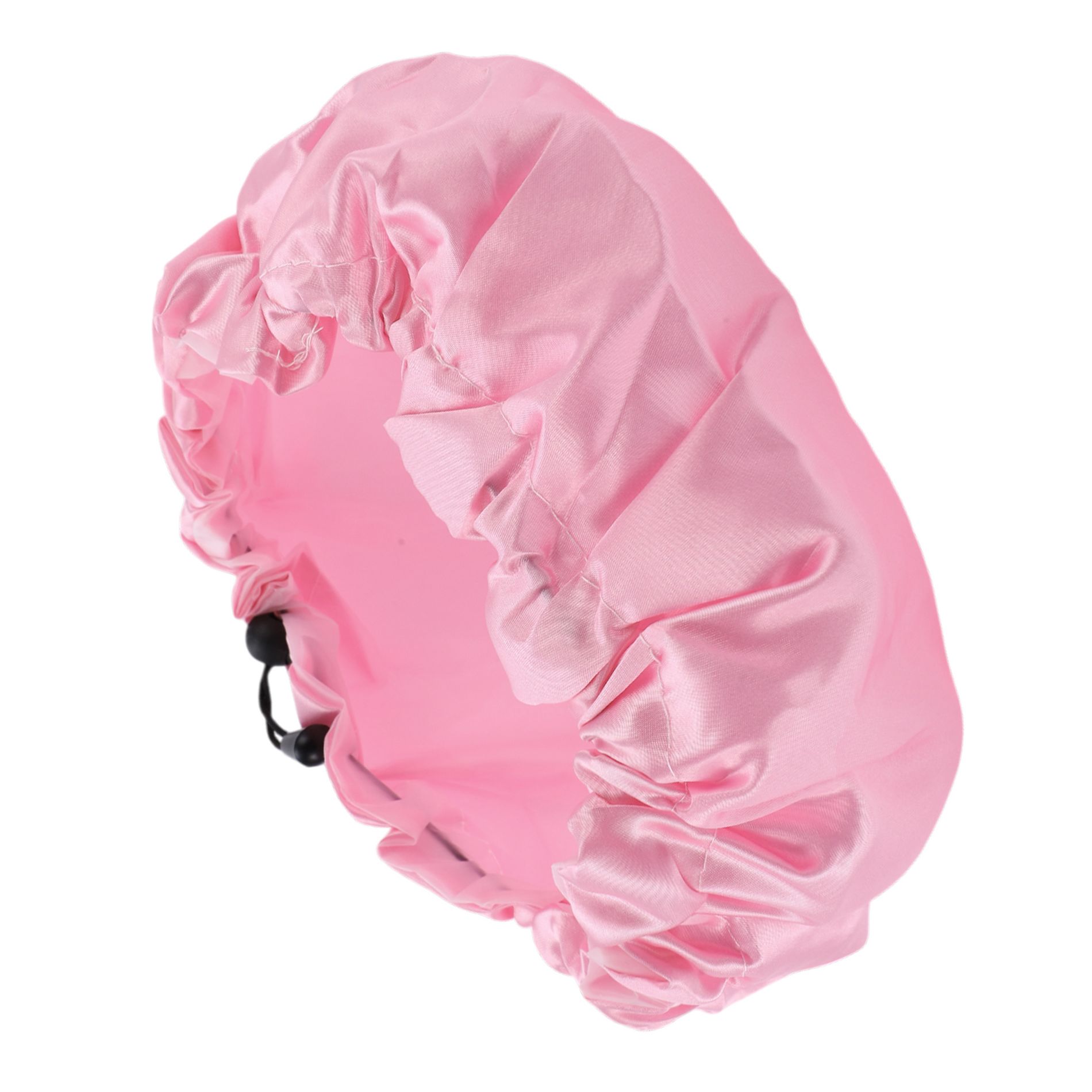 Unique Bargains Women's Adjustable Bath Cap Pink 1 Pc