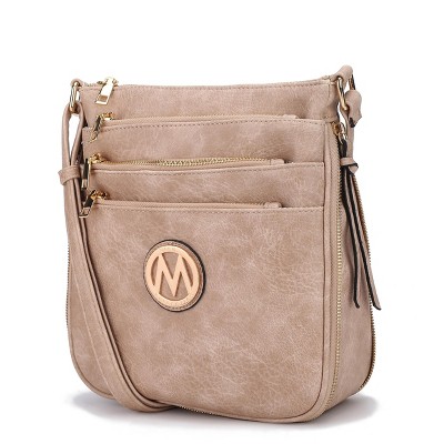 MKF Collection Salome Shoulder Crossbody Women’s Handbag Expandable Multi-Compartment Vegan Leather by Mia K