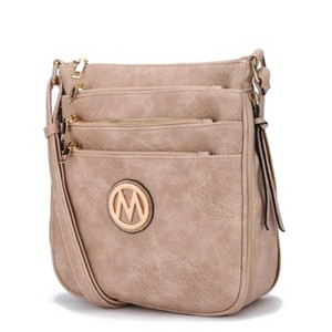 MKF Collection Salome Shoulder Crossbody Women’s Handbag Expandable Multi-Compartment Vegan Leather by Mia K - 1 of 4