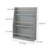 LIVAREEmlen 3 Tier Book Shelf,Book Rack, Helps Keep Bedrooms, Playrooms, and Classrooms Organized - 3 of 4