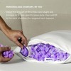 Purple Freeform Pillow with Customizable Support, GelFlex® Grid & MicroFlex™ Moon Foam - 2 of 4