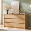 SinCiDo Modern 8 Drawer Dresser, Curved Profile Design, 55" Wide Mid Century Wood Storage Organizer for Bedroom, Living Room - 4 of 4