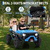 2 Seater Ride on Car for Kids, 24V Ride on Toy, Fast 4.97MPH Truck, 4WD Kids Electric Vehicles with Remote Control, Spring Suspension - 2 of 4