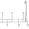 Home Mart Goods Heavy Duty Silver Over The Door Hanger Hanging Rack 9 Hooks Organizer - 3 of 3