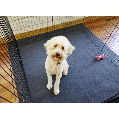 Drymate Charcoal Extra Large Waterproof Dog Playpen Mat