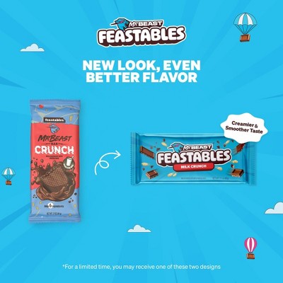 Feastables MrBeast Candy Bar Milk Chocolate Crunch - 2.11oz