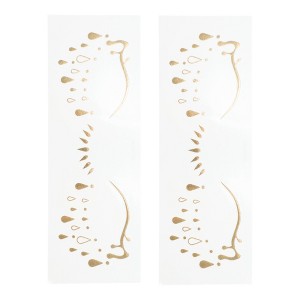Unique Bargains Waterproof Freckles Stickers Face Tattoo 2 Pcs - 1 of 4