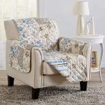Great Bay Home Floral Patchwork Reversible Furniture Protector
