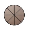 Black Circular Bathroom Mirror, Round Vanity Mirror Dressing Mirror, for Bathroom, Living Room, Bedroom Wall Decor - 4 of 4