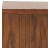 Kassia Wood C-Table - SFV2155C - Medium Oak - Safavieh Couture - 3 of 4