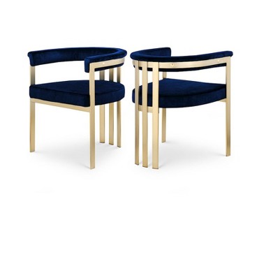 navy velvet/brushed brass