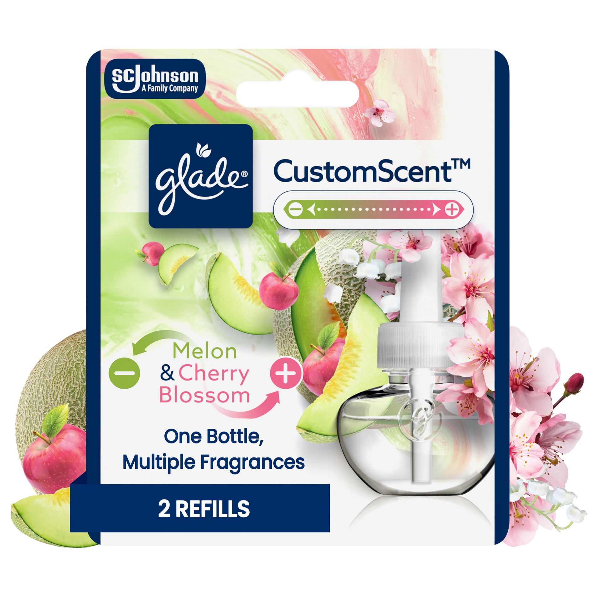 Glade PlugIns Scented Oils - Melon & Cherry - 2ct/1.34oz