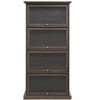 NicBex Retro Display Bookcase 5 Color Adjustable Shelves Mid-Century Modern Tempered Glass Cabinet Multiroom Display Solution, White - 3 of 4
