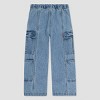 Levi's® Girls' Denim Parachute Cargo Pants - Light Wash - 2 of 4