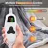 Inhand Wearable Heated Throw Blanket Shawl - 50"x60" Flannel Electric Robe Blanket Hoodie for Winter 5-Position Timer 10 Heating Levels - 4 of 4