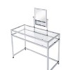 Acme Furniture Coleen Vanity Table Chrome Finish - 4 of 4