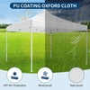 10 x 10 FT Pop Up Canopy Tent, Commercial Grade Instant Canopy, Heavy Duty Canopy Shelter, for Patio, Backyard, Bench, Garden - 2 of 4
