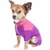 Pet Life (R) Active 'Embarker' Heathered Performance 4-Way Stretch Two-Toned Full Body Warm Up - 2 of 4