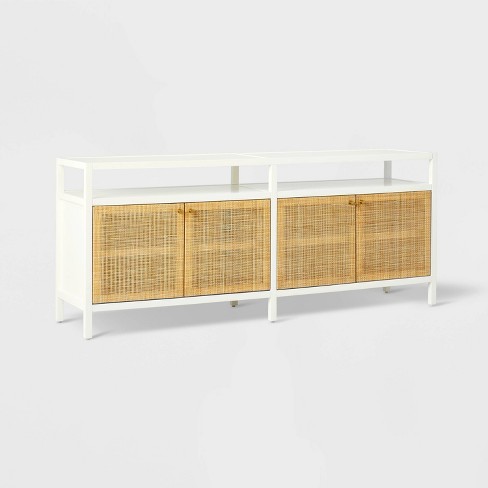 Target caned tv store stand