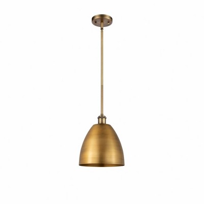 Metal Bristol - 1 Light Pendant In Industrial Style-10.88 Inches Tall and 9 Inches Wide