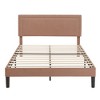 VECELO Upholstered Bed with Adjustable Headboard, Bed Frame - 2 of 4