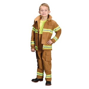 Aeromax Kids' Firefighter Suit Costume - 1 of 2
