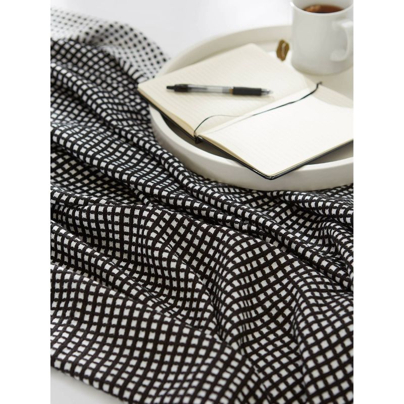50"x60" Waffle Knit Throw Blanket - Design Imports, 4 of 13