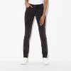 Women's Mid-Rise Skinny Jeans - Wild Fable™ Black - 2 of 3