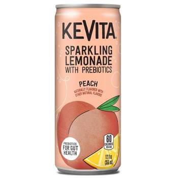 KeVita Peach Sparkling Prebiotic Lemonade - 12 fl oz