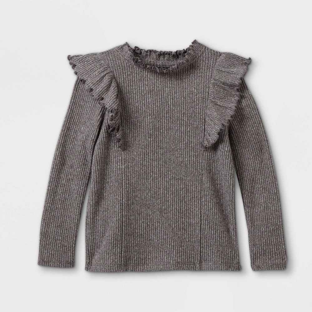 size 5T, Art Class Long Sleeve Heather Gray 