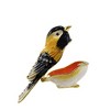 Kubla Craft 1.5 Inch Chickadee Box Bird Hinged Bird Figurines - 3 of 3