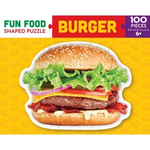 Parragon Burger Fun Food Jigsaw Puzzle - 100pc - 1 of 3