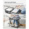 SONGMICS Luggage Rack with Fabric Storage Shelf Suitcasa Stand for Guest Room Bedroom Folding - 3 of 4