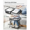 SONGMICS Luggage Rack with Fabric Storage Shelf Suitcasa Stand for Guest Room Bedroom Folding - image 3 of 4