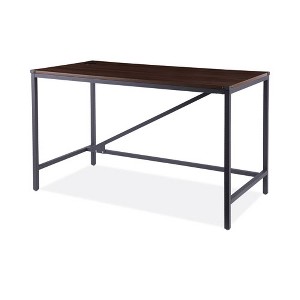 Alera Industrial Series Table Desk, 47.25" x 23.63" x 29.5", Modern Walnut - 1 of 4